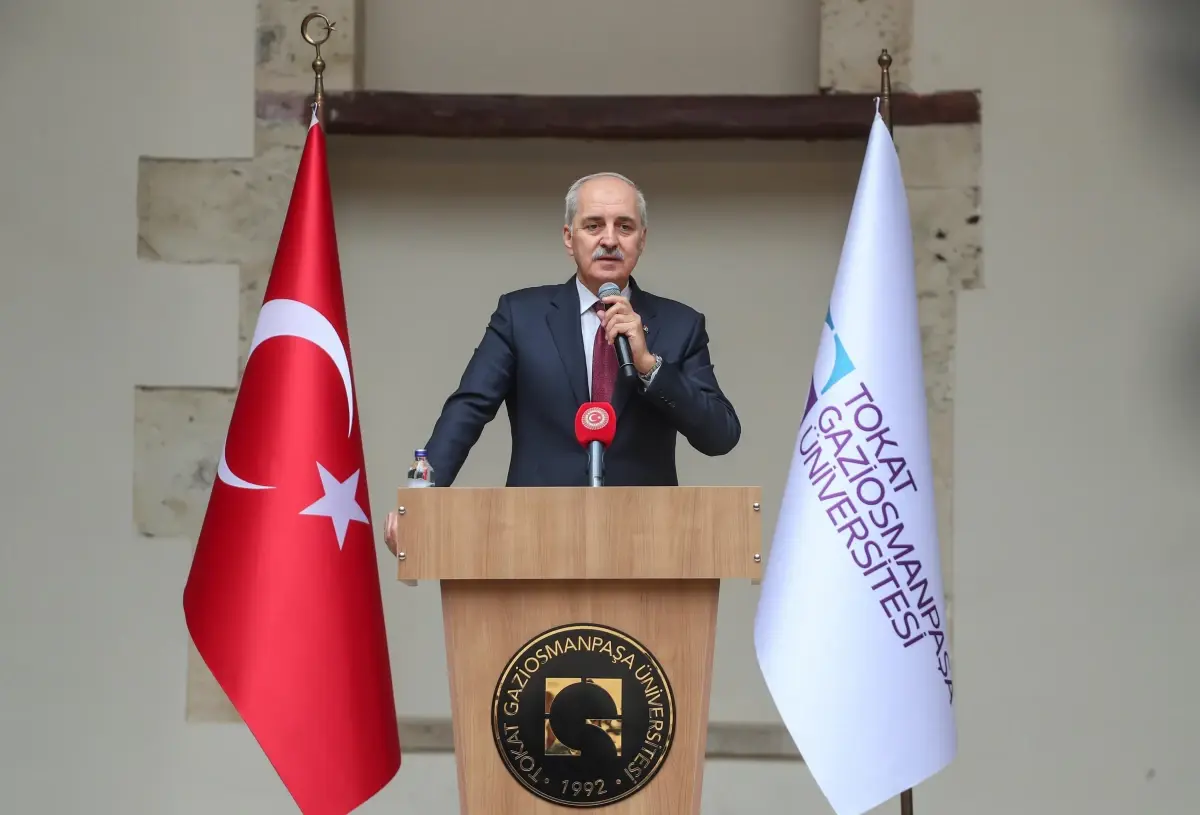 tbmm baskani kurtulmustan gazze aciklamalari zulum ve baris temasi WCKdWTVN