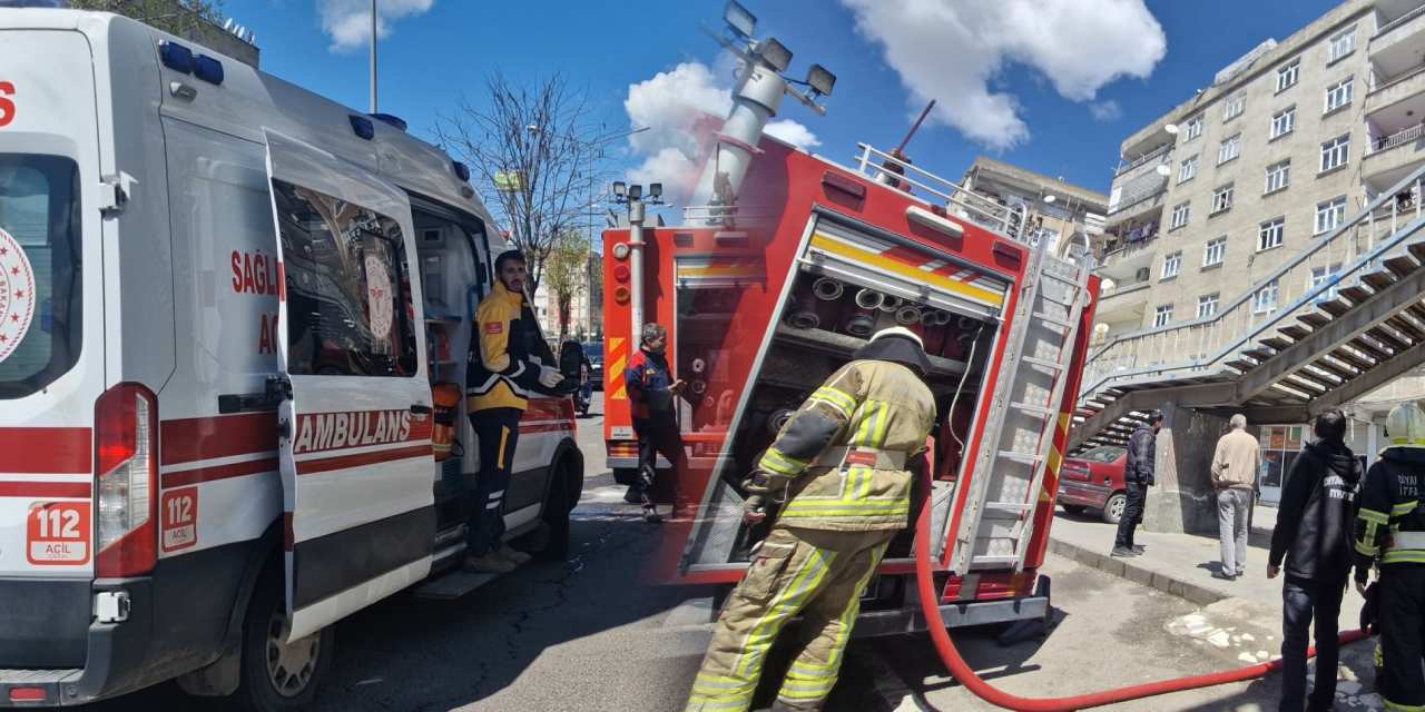 Diyarbakır’da Bacadan Yangın Çıktı: 3 Kişi Dumandan Etkilendi