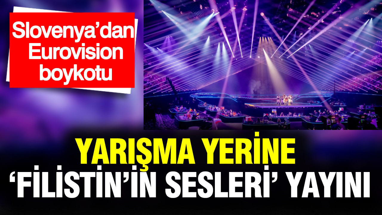 Slovenya’dan Eurovision’a Boykot: Filistin Temalı Yayın Duyurusu